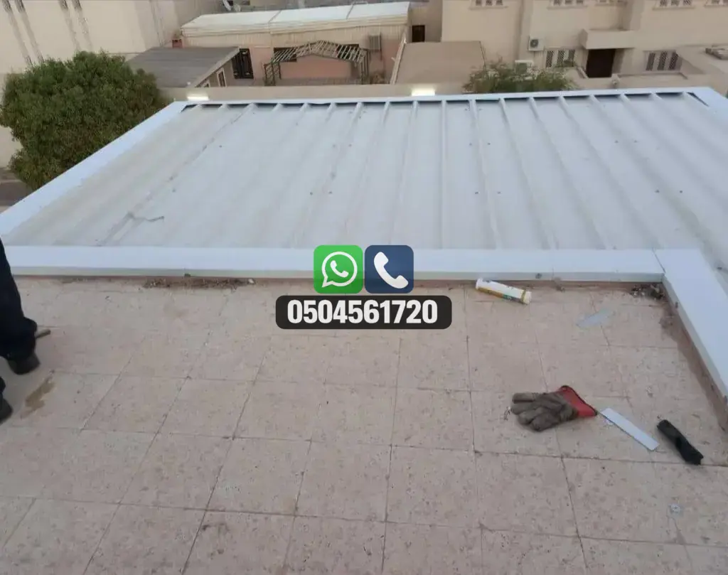 تضليلات المملكة للمظلات والسواتر - ساندوتش بانل ملاحق اسقف5