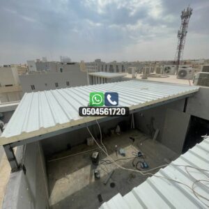 تضليلات المملكة للمظلات والسواتر - ساندوتش بانل17