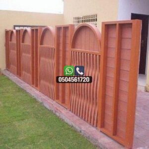 تضليلات المملكة للمظلات والسواتر - سواتر خشب3
