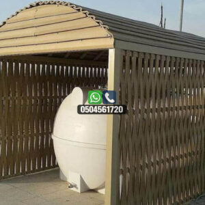 تضليلات المملكة للمظلات والسواتر - مظلات خزانات مياة13