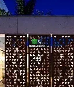 تضليلات المملكة للمظلات والسواتر - واجهات قص ليزر1